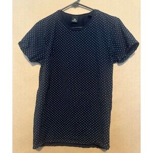 Scotch & Soda Blue& White polka dot Tee Shirt woman’s medium